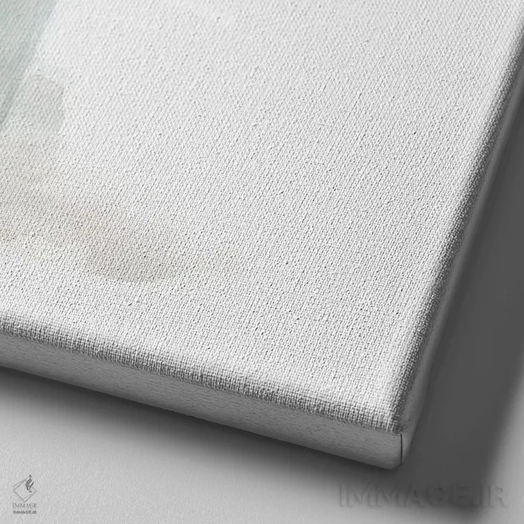 تابلو یاس بنفش فرانسوی اثر کارول رابینسون - نمای نزدیک بافت بوم