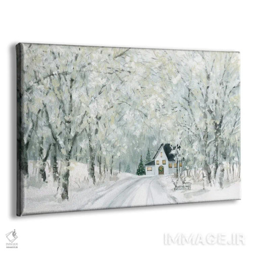 تابلو کوچهٔ کریسمس اثر کارول رابینسون - نمای پرسپکتیو محصول