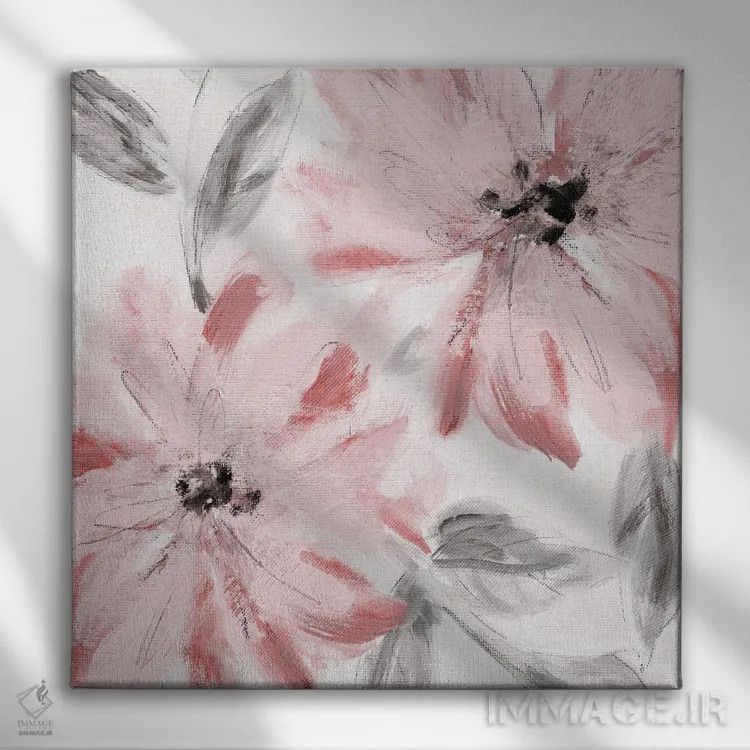 تابلو شادی سرخشده II اثر کارول رابینسون - نمای روبهرو روی دیوار