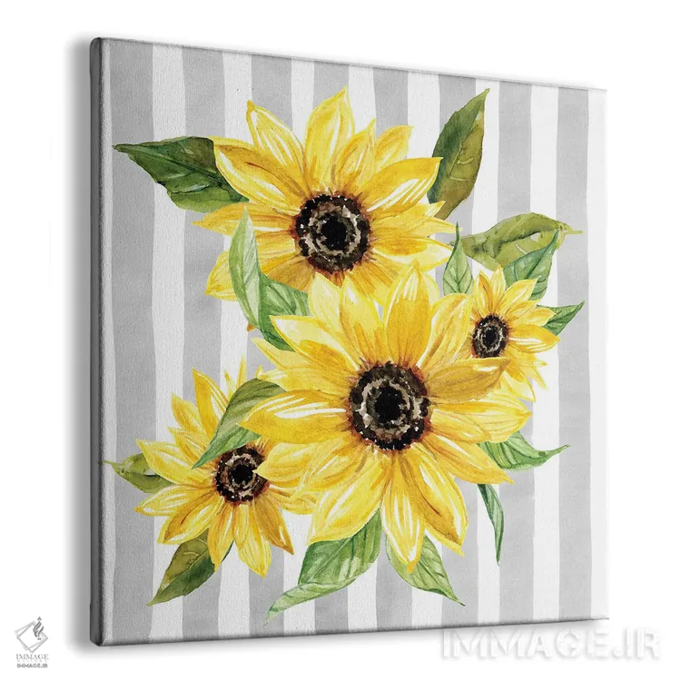 تابلو آرایش آفتابگردان I اثر کارول رابینسون - نمای پرسپکتیو محصول