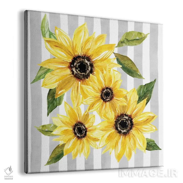 تابلو آرایش آفتابگردان II اثر کارول رابینسون - نمای پرسپکتیو محصول