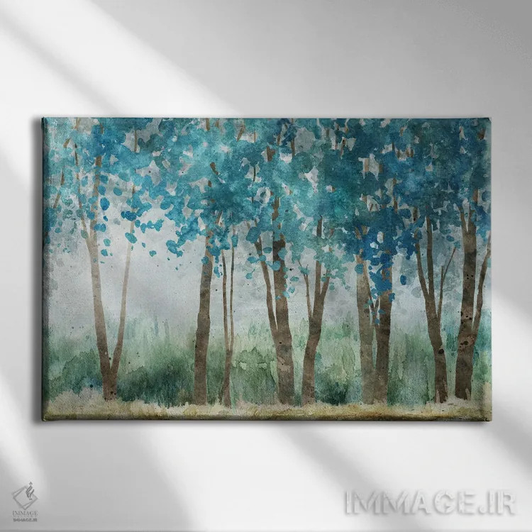تابلو باغچهٔ آفتابدیده اثر کارول رابینسون - نمای روبهرو روی دیوار
