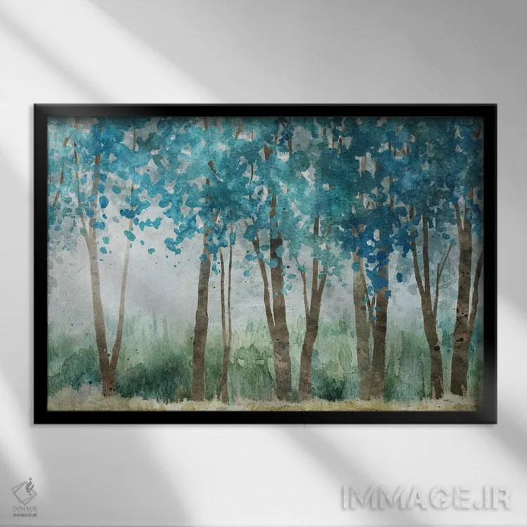 تابلو باغچهٔ آفتابدیده اثر کارول رابینسون - نمای قابدار مشکی