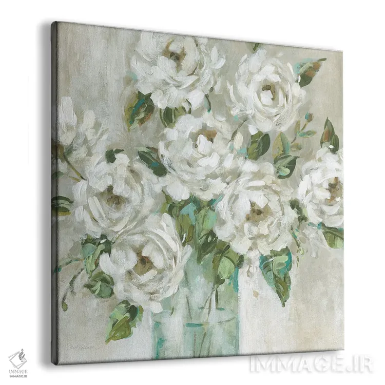 تابلو گل صدتومانی عصرگاهی اثر کارول رابینسون - نمای پرسپکتیو محصول