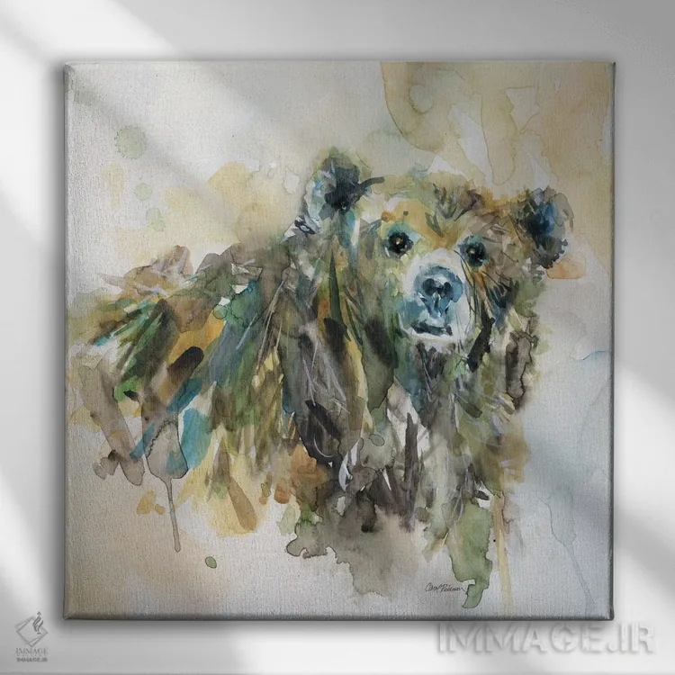 تابلو کاملاً کاری اثر کارول رابینسون - نمای روبهرو روی دیوار