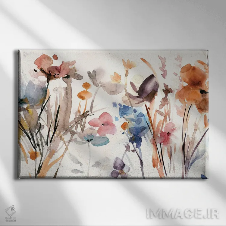 تابلو باغ پاپ (هنر پاپ یا موسیقی پاپ) اثر کارول رابینسون - نمای روبهرو روی دیوار