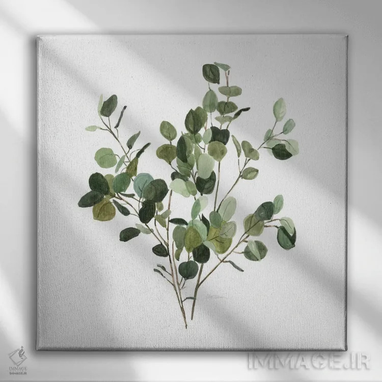 تابلو گیاهی خوشهای II اثر کارول رابینسون - نمای روبهرو روی دیوار