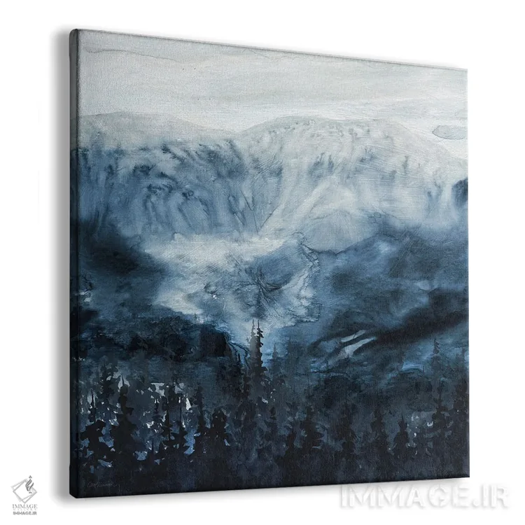 تابلو سایههای کوهستان اثر کارول رابینسون - نمای پرسپکتیو محصول