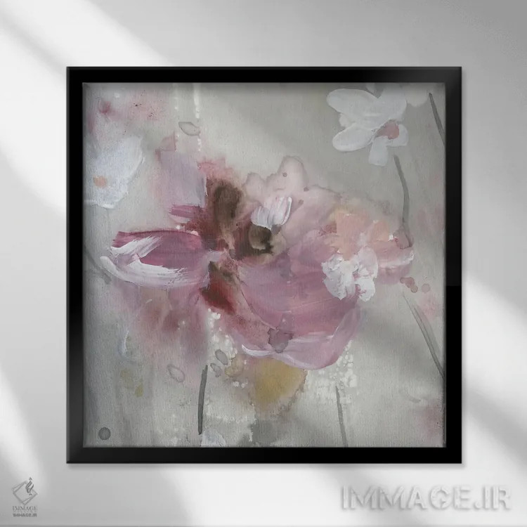 تابلو نشستن خیلی زیبا I اثر کارول رابینسون - نمای قابدار مشکی