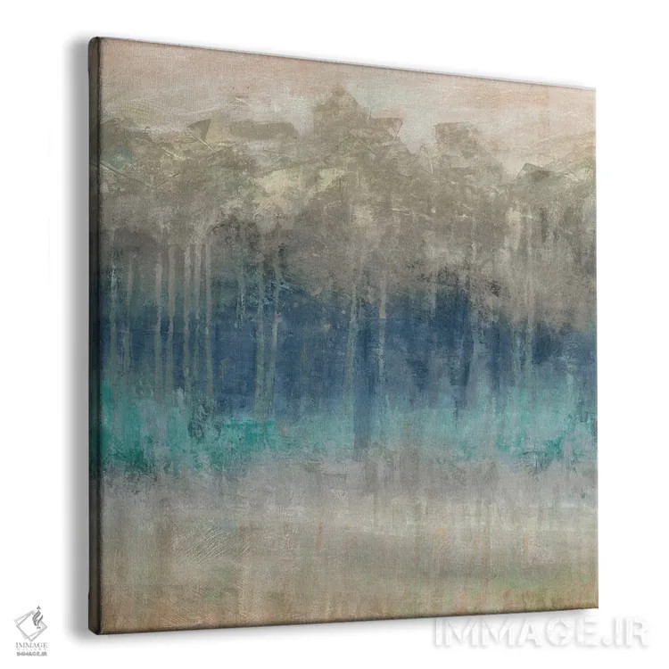 تابلو انعکاس خط درختان اثر کارول رابینسون - نمای پرسپکتیو محصول