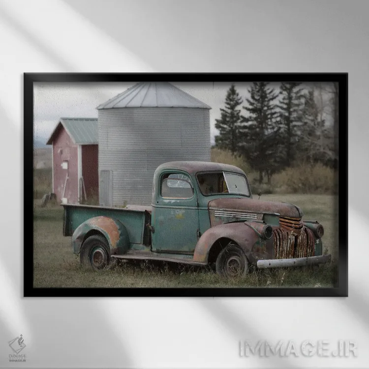 تابلو استراحت شایسته اثر کارول رابینسون - نمای قابدار مشکی