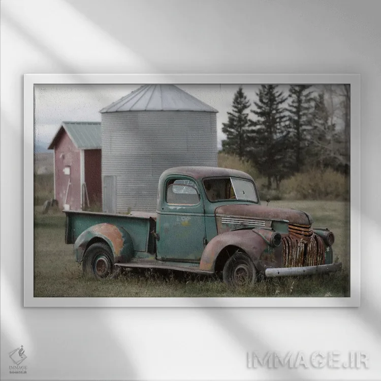 تابلو استراحت شایسته اثر کارول رابینسون - نمای قابدار سفید