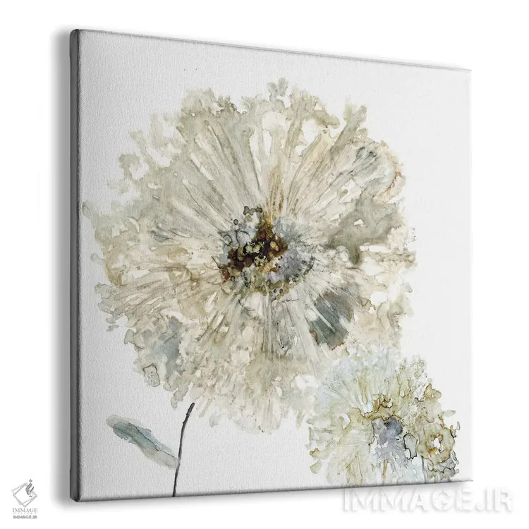 تابلو گل داوودی درخشان ۲ اثر کارول رابینسون - نمای پرسپکتیو محصول