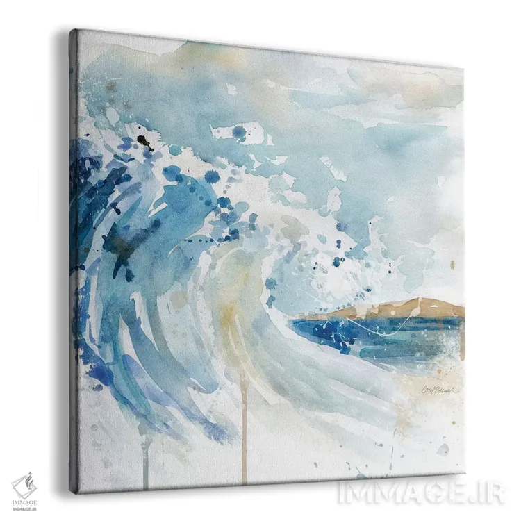 تابلو موجسواری مالیبو ۱ اثر کارول رابینسون - نمای پرسپکتیو محصول