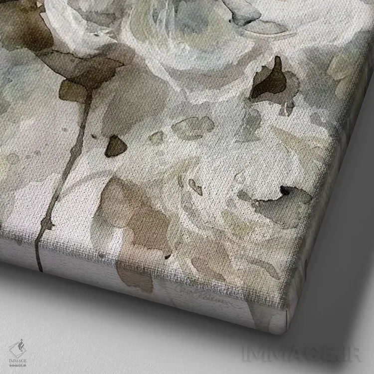 تابلو لحظات آرام اثر کارول رابینسون - نمای نزدیک بافت بوم