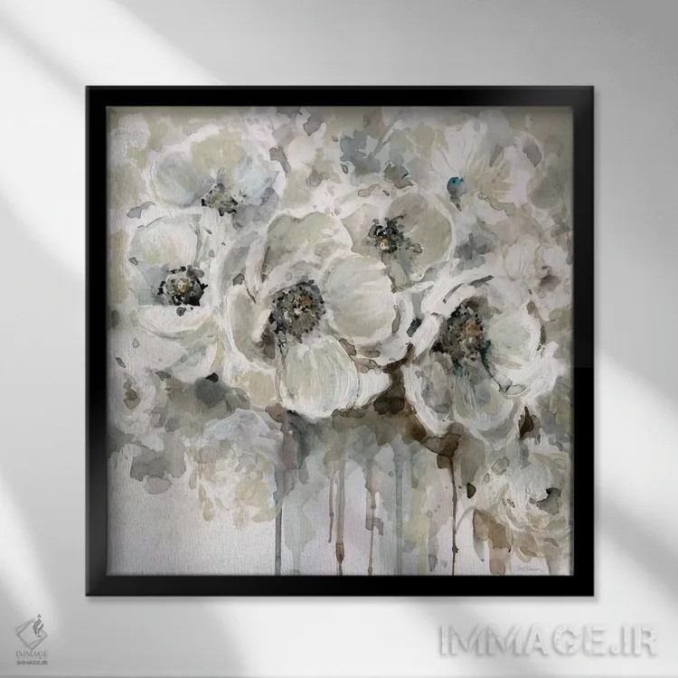 تابلو لحظات آرام اثر کارول رابینسون - نمای قابدار مشکی