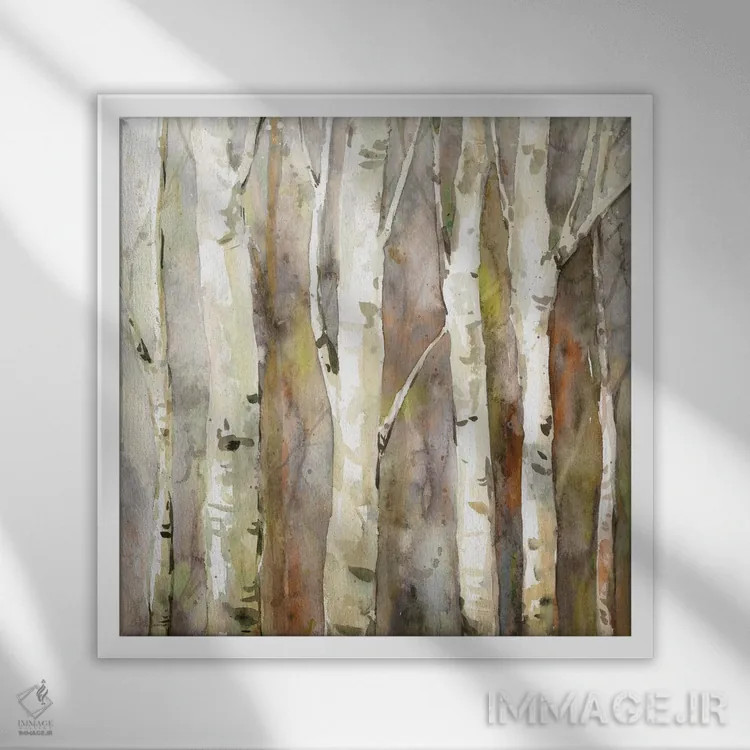 تابلو صبح آرام ۲ اثر کارول رابینسون - نمای قابدار سفید