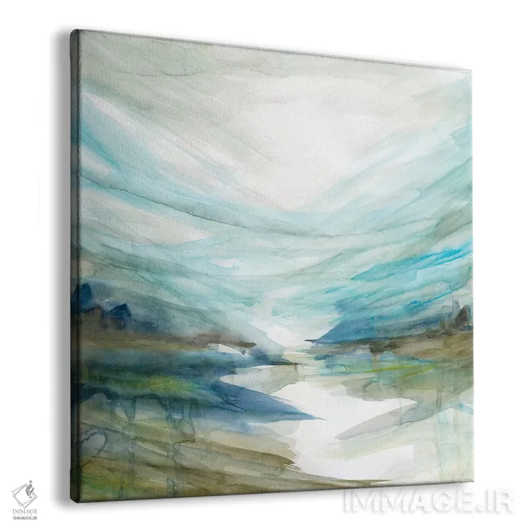 تابلو انعکاس نرم رودخانه اثر کارول رابینسون - نمای پرسپکتیو محصول