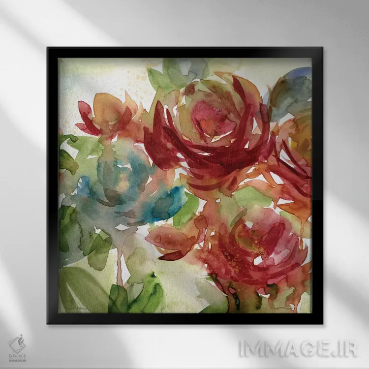 تابلو باغ مخفی ۲ اثر کارول رابینسون - نمای قابدار مشکی