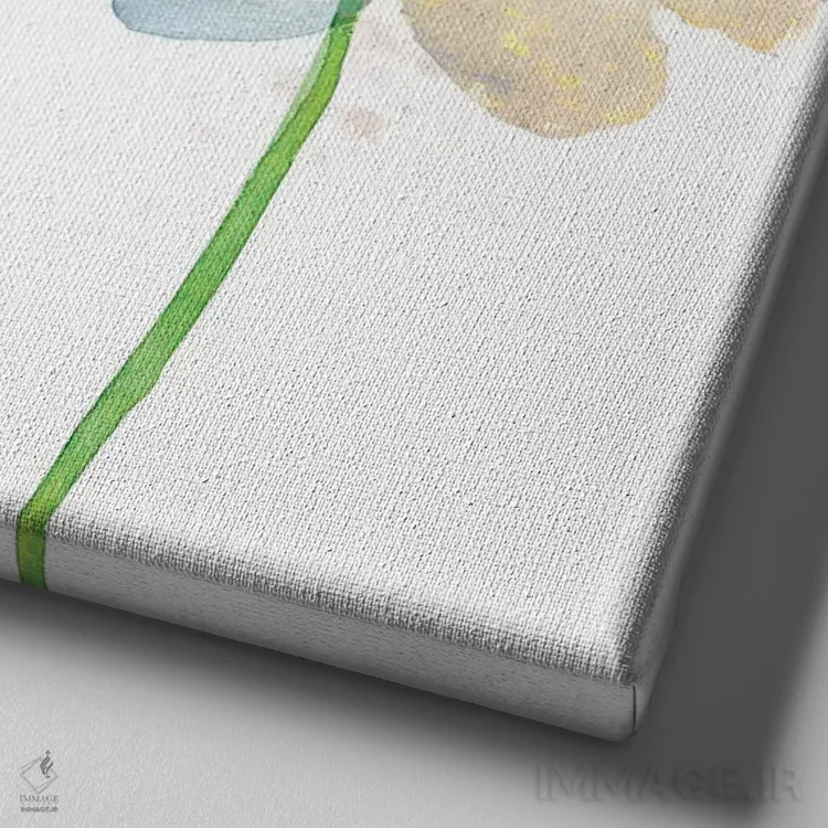 تابلو مزرعه تابستانی ۲ اثر کارول رابینسون - نمای نزدیک بافت بوم