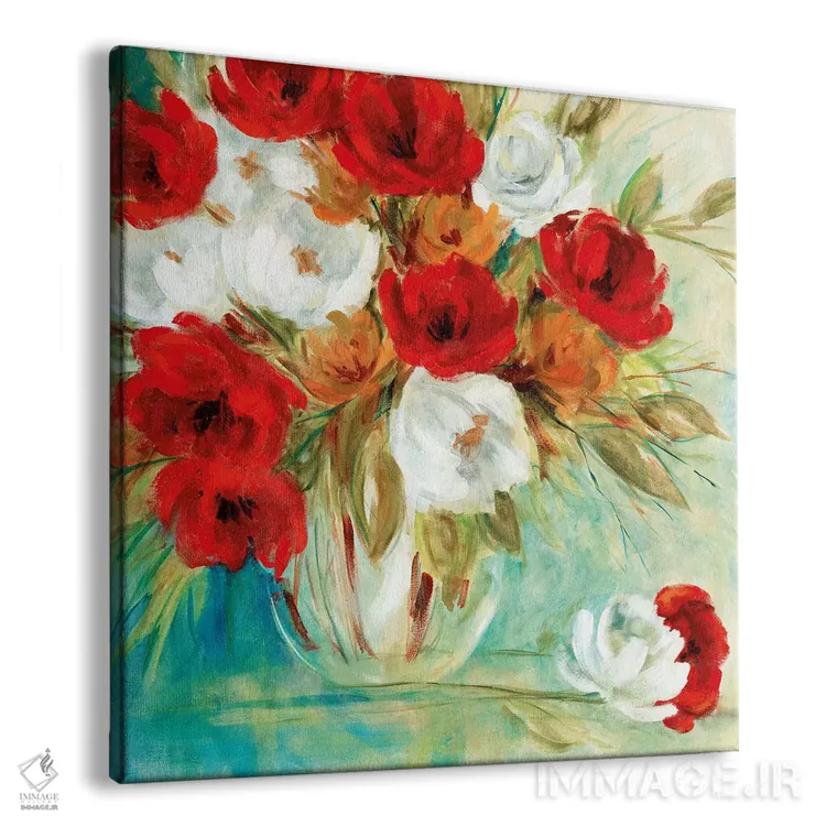 تابلو دستهگل پرنشاط ۱ اثر کارول رابینسون - نمای پرسپکتیو محصول