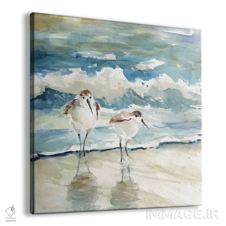 تابلو پرندگان ساحلی اثر کارول رابینسون - نمای پرسپکتیو محصول