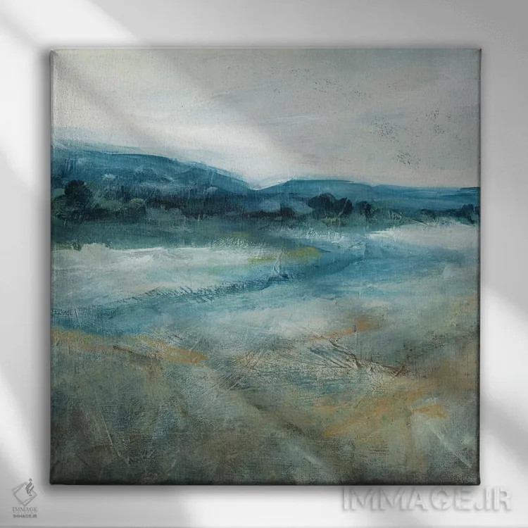 تابلو سایههای دور ۱ اثر کارول رابینسون - نمای روبهرو روی دیوار