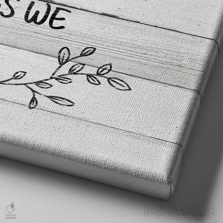 تابلو عشق خانگی اثر ناتالی کارپنتری - نمای نزدیک بافت بوم