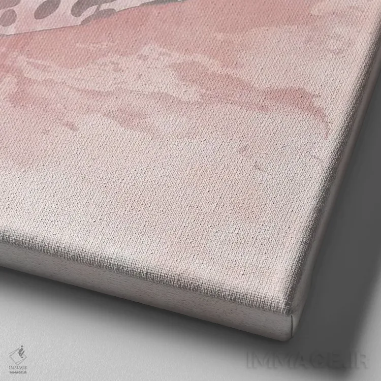 تابلو بوسههای یوزپلنگ اثر ناتالی کارپنتری - نمای نزدیک بافت بوم