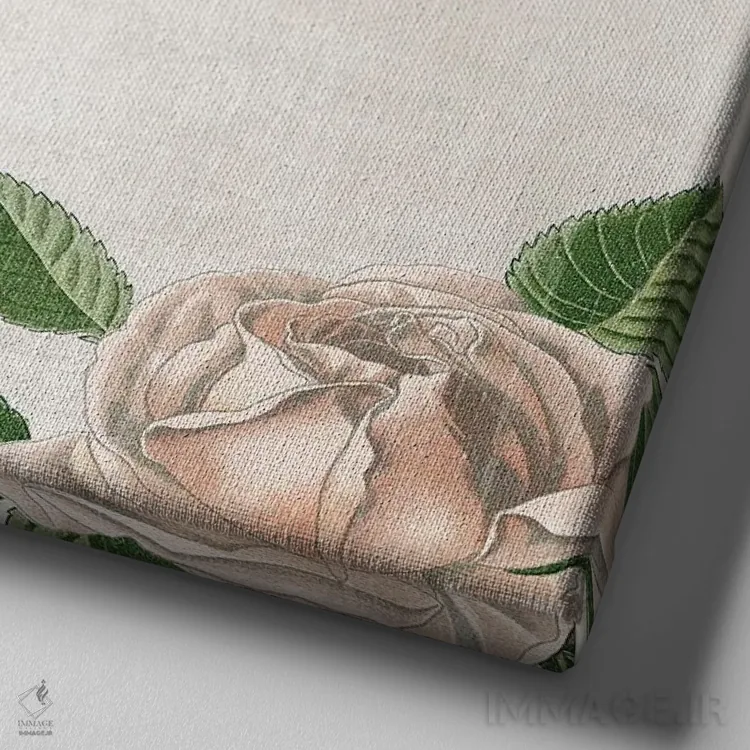 تابلو فراتر از همه چیز اثر ناتالی کارپنتری - نمای نزدیک بافت بوم