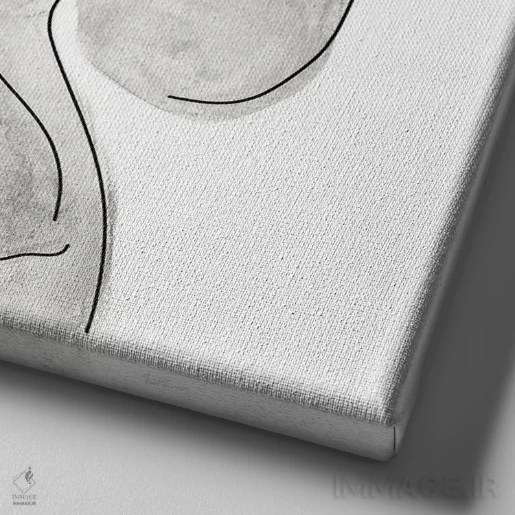 تابلو فیل بامزه اثر ناتالی کارپنتری - نمای نزدیک بافت بوم