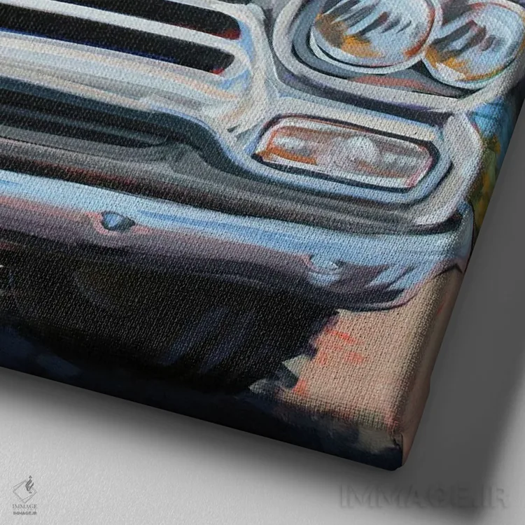 تابلو گلهرانی دام اثر سیآر تاونسند - نمای نزدیک بافت بوم