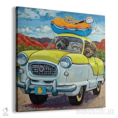 تابلو گربهها دور شدند اثر سیآر تاونسند - نمای پرسپکتیو محصول