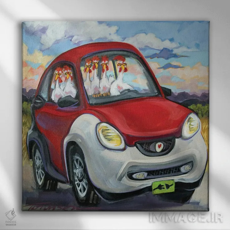 تابلو بدون تجهیزات الکترونیکی اثر سیآر تاونسند - نمای روبهرو روی دیوار