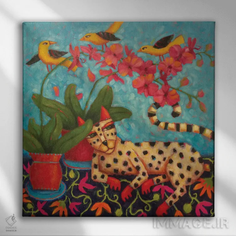 تابلو نگاه آگاهانه اثر سیندی روِل - نمای روبهرو روی دیوار