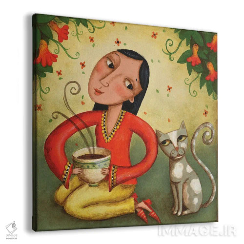 تابلو مدیتیشنهای پیچ امینالدوله اثر سیندی روِل - نمای پرسپکتیو محصول