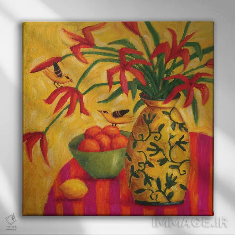 تابلو ترانههای طلایی اثر سیندی روِل - نمای روبهرو روی دیوار