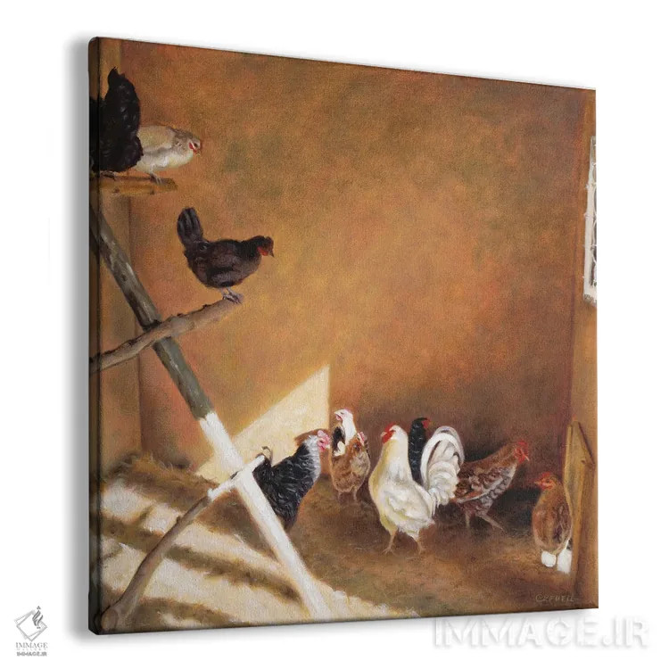 تابلو حرم در کاه (طنز یا استعاره) اثر سیندی روِل - نمای پرسپکتیو محصول