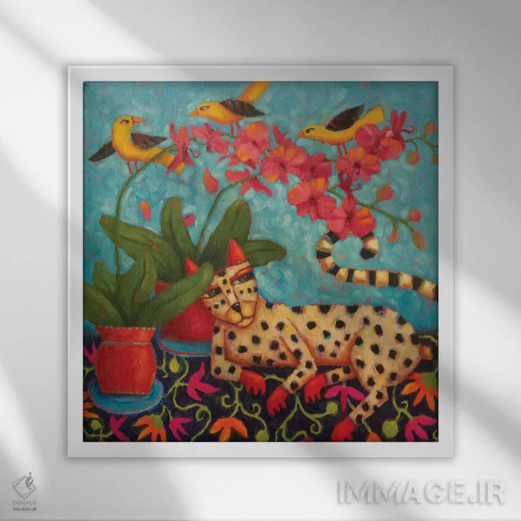 تابلو نگاه آگاهانه اثر سیندی روِل - نمای قابدار سفید