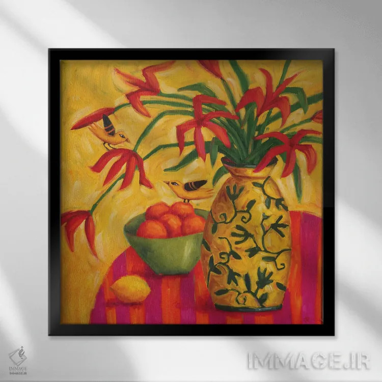 تابلو ترانههای طلایی اثر سیندی روِل - نمای قابدار مشکی