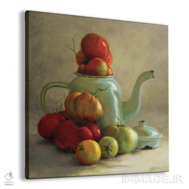 تابلو رسیدن گوجهفرنگیها ۴ اثر سیندی روِل - نمای پرسپکتیو محصول