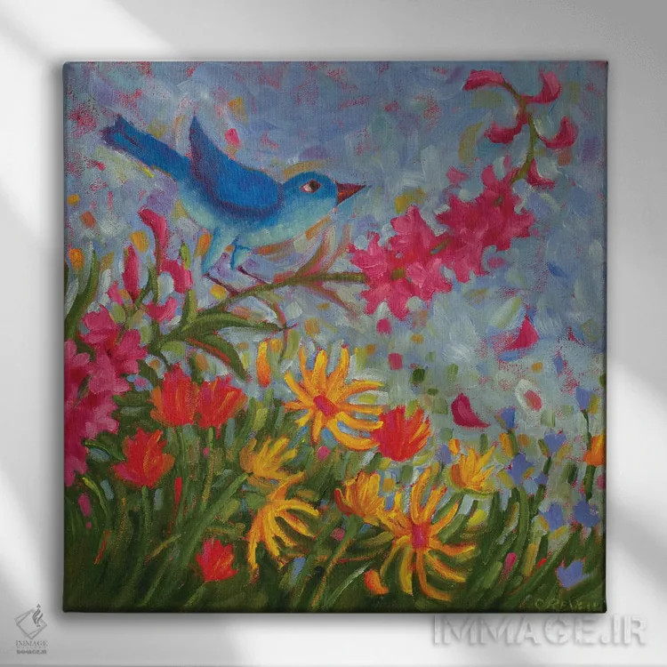 تابلو سفر کوتاه در بزرگراه ۹۳ اثر سیندی روِل - نمای روبهرو روی دیوار