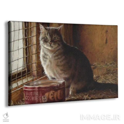 تابلو گربه انباری اثر سیندی روِل - نمای پرسپکتیو محصول
