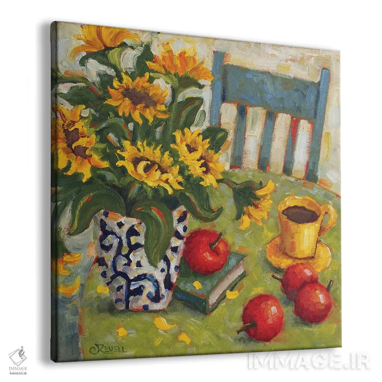 تابلو خورشیدهای دشتی اثر سیندی روِل - نمای پرسپکتیو محصول