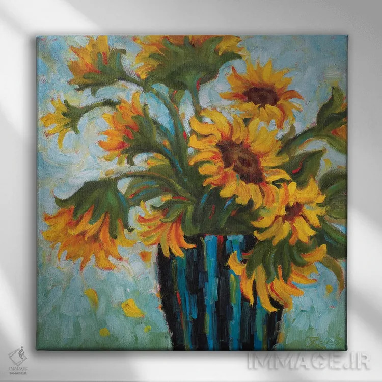 تابلو روزی شبیه این اثر سیندی روِل - نمای روبهرو روی دیوار