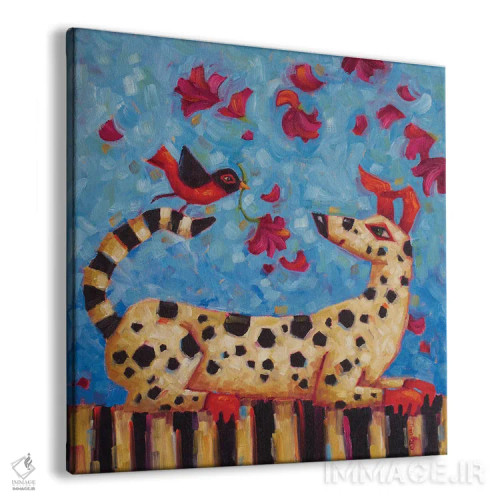 تابلو گشت و گذار در آبی اثر سیندی روِل - نمای پرسپکتیو محصول