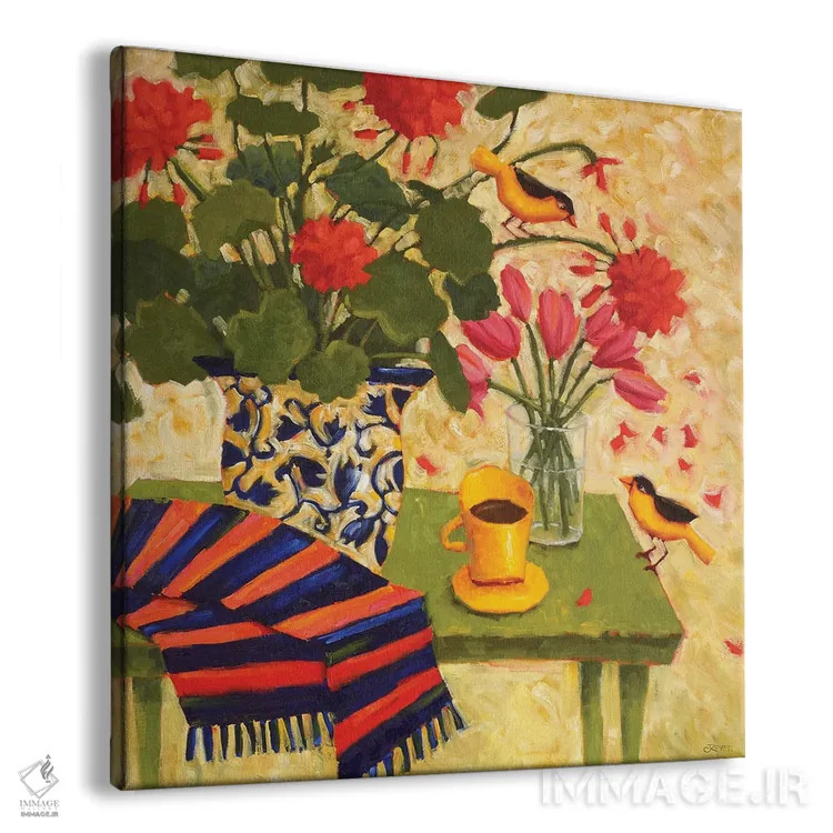 تابلو گفتگوها در ظهر اثر سیندی روِل - نمای پرسپکتیو محصول