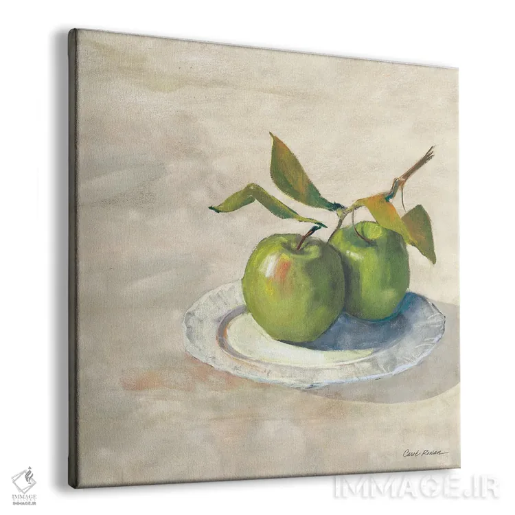 تابلو سیب سبز یک (خنثی) اثر کارول روان - نمای پرسپکتیو محصول