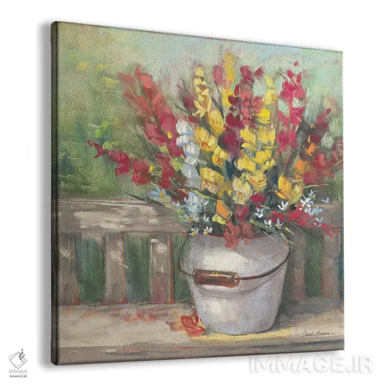 تابلو دستهگل گلاژدها (اسنپدراگون) اثر کارول روان - نمای پرسپکتیو محصول