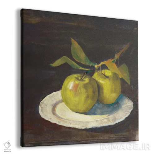 تابلو سیبهای سبز یک اثر کارول روان - نمای پرسپکتیو محصول